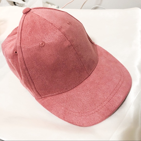 Faux Suede Baseball Cap - Picture 1 of 7